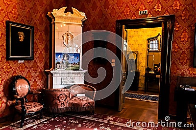 The Iulia Hasdeu Castle Editorial Stock Photo