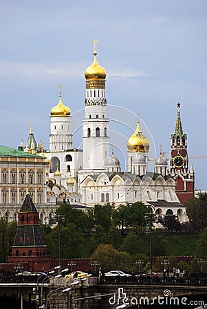 Ivan Great ball tower of Moscow Kremlin Editorial Stock Photo