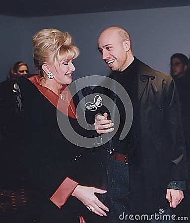 Ivana Trump Interviewed by Robert Verdi at Madame Tussaud Opening Editorial Stock Photo