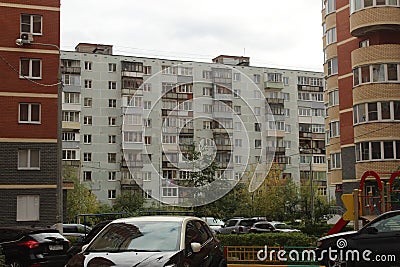 Ivanteevka City of Moscow Region. Student Lane. Editorial Stock Photo