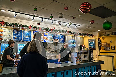 Ivars Seafood Bar Editorial Stock Photo