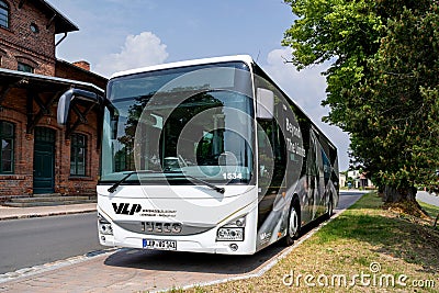 Iveco Crossway of VLP Editorial Stock Photo