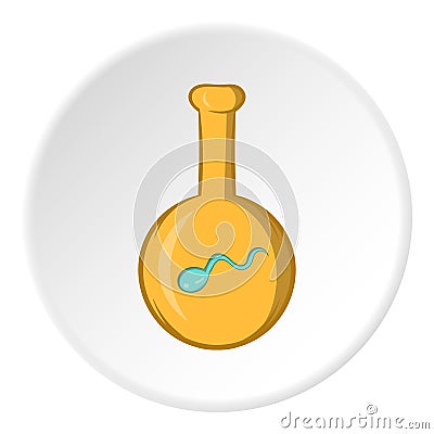 IVF icon, cartoon style Vector Illustration