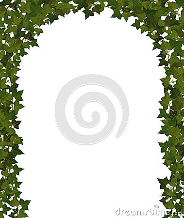 Ivy arch Vector Illustration