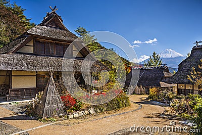 Iyashi No Sato Village Stock Photo