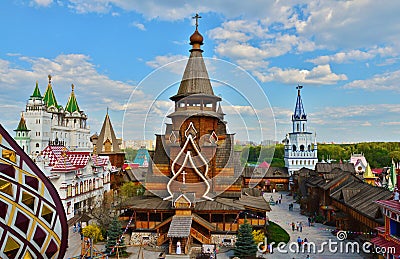 Izmailovo Kremlin Stock Photo