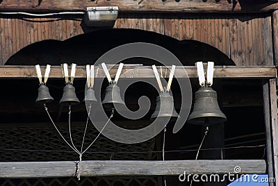 Izmailovo Kremlin in Moscow. Wooden church. Color photo. Stock Photo