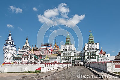 Izmailovsky Kremlin, Moscow Stock Photo