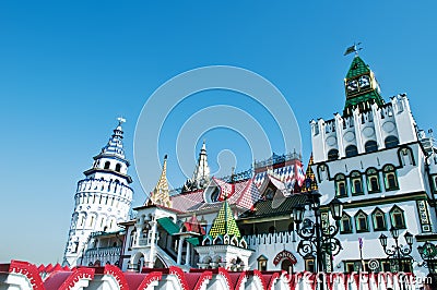 Izmailovsky Kremlin, Moscow, Russia Stock Photo
