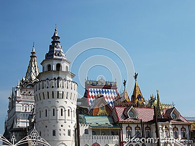 Izmaylovskiy Kremlin in Moscow Russia Stock Photo
