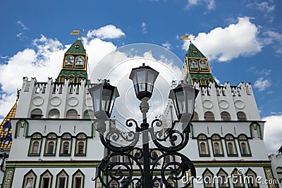 Izmaylovsky Kremlin in Moscow Stock Photo