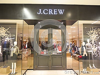J.Crew store Editorial Stock Photo