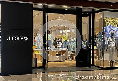 J. Crew store Editorial Stock Photo