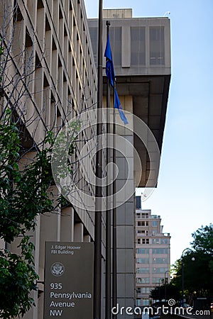 J. Edgar Hoover FBI Building Editorial Stock Photo