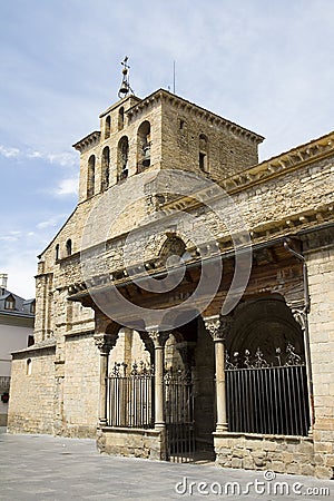 Jaca Cathedral Stock Photo