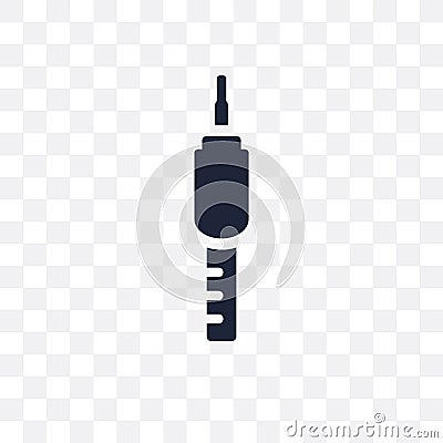 Jack connector transparent icon. Jack connector symbol design fr Vector Illustration