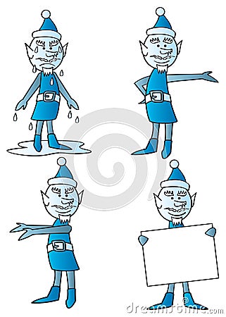 Jack Frost Posing Vector Illustration