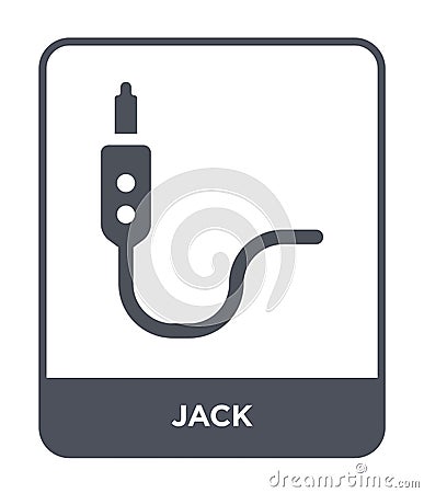 jack icon in trendy design style. jack icon isolated on white background. jack vector icon simple and modern flat symbol for web Vector Illustration