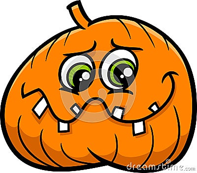 Jack lantern cartoon Vector Illustration