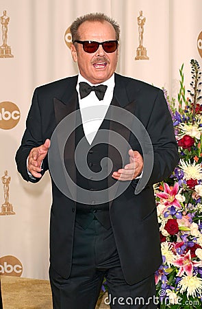 Jack Nicholson Editorial Stock Photo