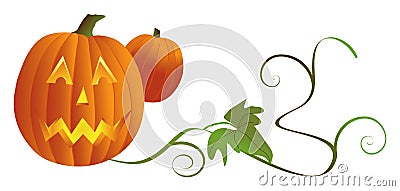 Jack'o lantern Vector Illustration