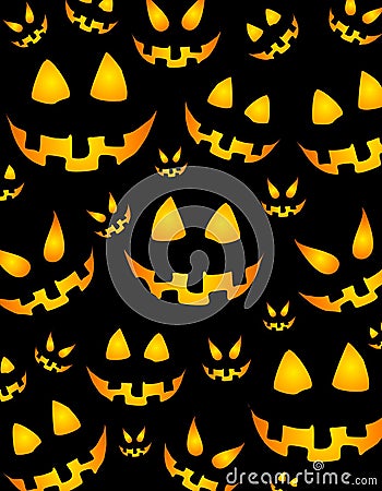 Jack O Lantern Background Cartoon Illustration