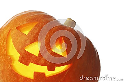 Jack O Lantern halloween pumpkin Stock Photo