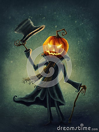 Jack o`lantern Stock Photo