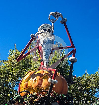 Jack Skellington Disney Nightmare Before Christmas Editorial Stock Photo