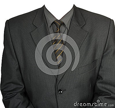 Ð jacket, a shirt, a tie. Stock Photo