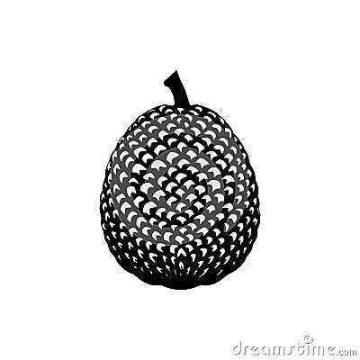 Jackfruit icon Vector Illustration