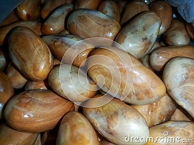 Jackfruit seeds are rich in taste Stock Photo