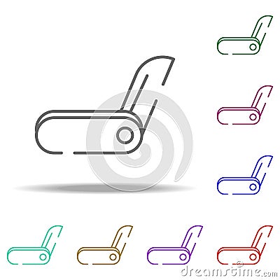 jackknife icon. Elements of construction in multi color style icons. Simple icon for websites, web design, mobile app, info Stock Photo
