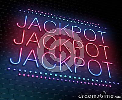 Jackpot concept. Stock Photo