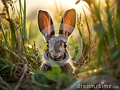 Jackrabbit Cartoon Illustration