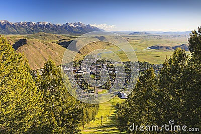 Jackson Hole Stock Photo