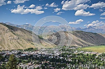 Jackson Hole Wyoming Stock Photo