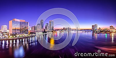 Jacksonville, Florida Skyline Stock Photo