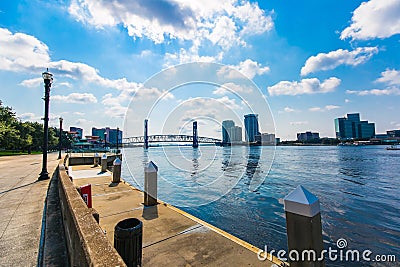 Jacksonville Waterfront Stock Photo