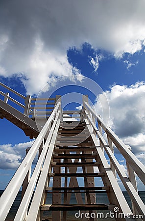 Jacob's Ladder in Sidmouth Stock Photo