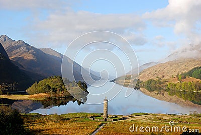 Jacobite monument Stock Photo