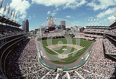 Jacobs Field, Cleveland, Ohio Editorial Stock Photo