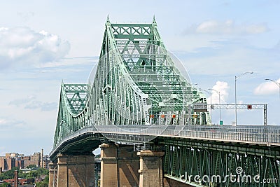 Jacques Cartier bridge Stock Photo