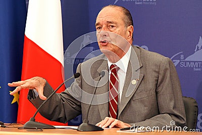 Jacques Chirac Editorial Stock Photo