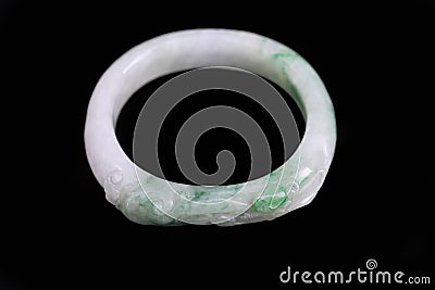 Jade bracelet Stock Photo