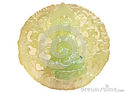 Jade Guanyin Stock Photo