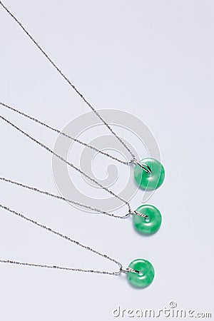 Jade pendant Stock Photo