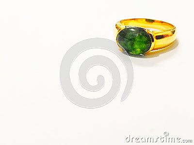 The jade ring Stock Photo