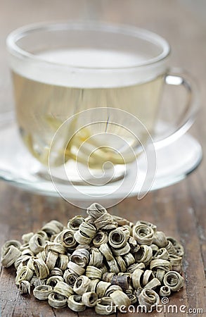 Jade ring tea Stock Photo