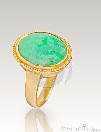 Jade Ring Stock Photo